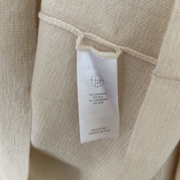 The Row Darcy Silk Cashmere Cream Sweater M - Picture 5 of 8